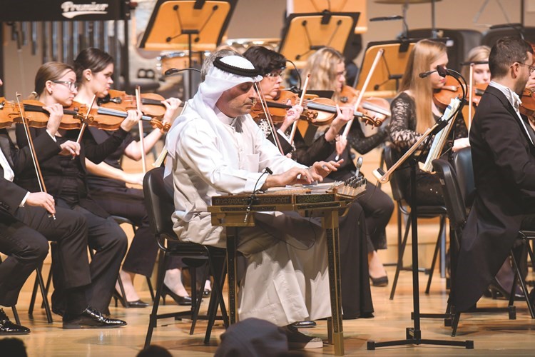 الموسيقي أيوب خضر ومشاركته مع الأوركسترا﻿