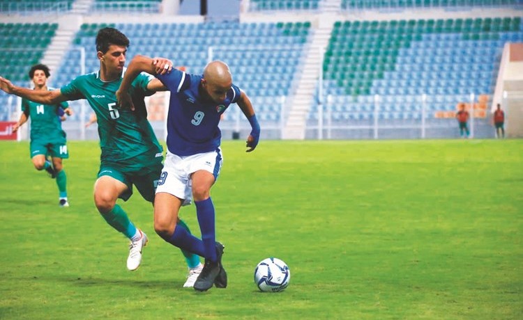 أزرق الشباب أجاد التعامل في مباراة العراق	(مواهب الخليج)﻿