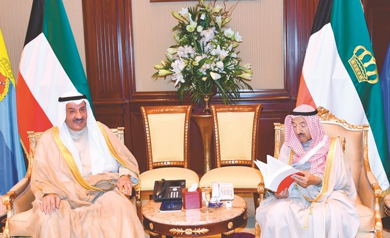 صاحب السمو الأمير مستقبلا الشيخ صباح المحمد ﻿