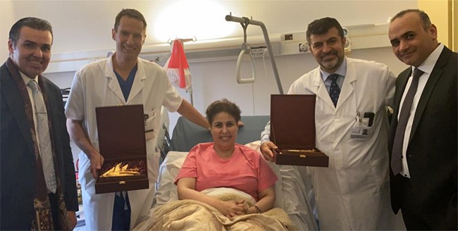 المكتب الصحي الكويتي في باريس يطمئن على صحة الكاتبة فجر السعيد