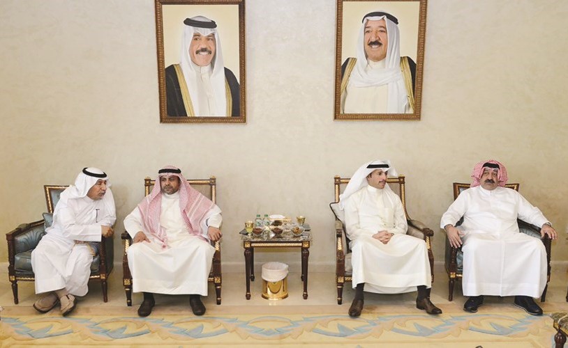  مرزوق الغانم ومحمد الجبري والشيخ أحمد اليوسف ﻿