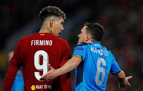 ليفربول ونابولي يتعادلان 1-1 في أنفيلد