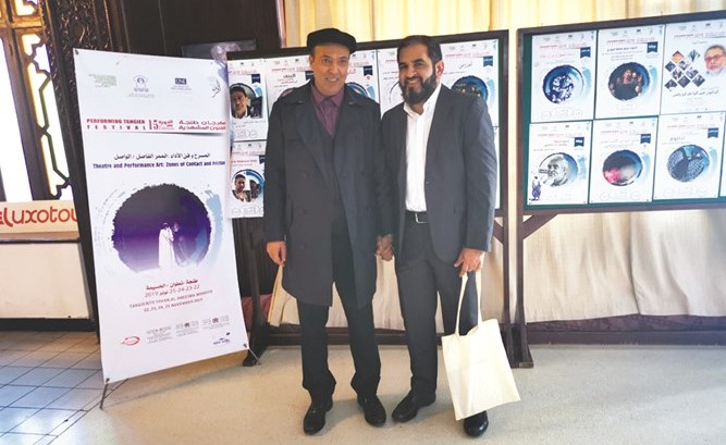 د.محمد المهنا مع د. خالد أمين فيالمؤتمر الدولي﻿