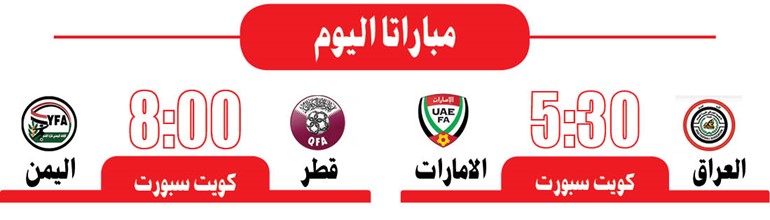 العنابي للتعويض أمام اليمن والعراق والإمارات لفضّ الشراكة