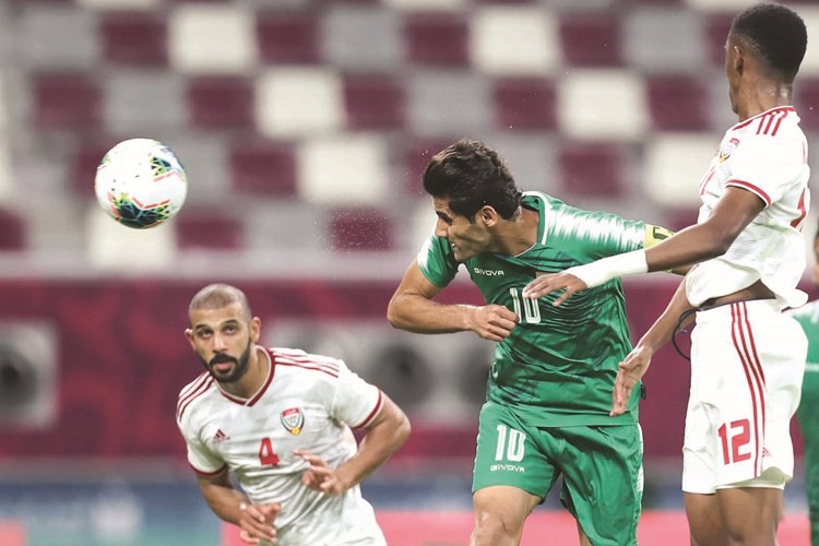 العراق تفوق على الإمارات أداء ونتيجة﻿