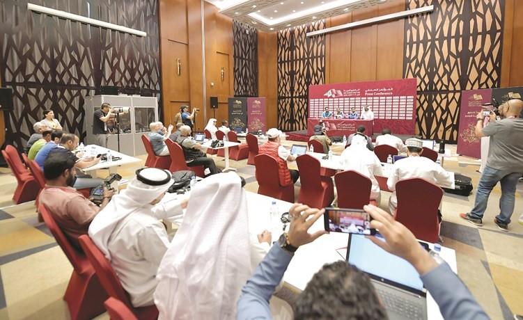 المركز الإعلامي للبطولة يشهد إقبالا كبيرا﻿