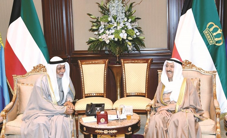 صاحب السمو الأمير مستقبلا المستشار يوسف المطاوعة﻿