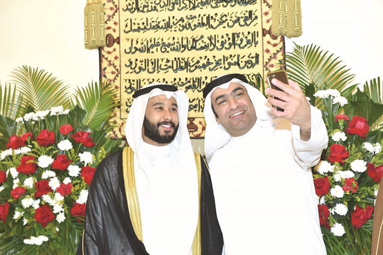 م.ناصر الخضر وسيلفي مع المعرس يوسف الخضر﻿