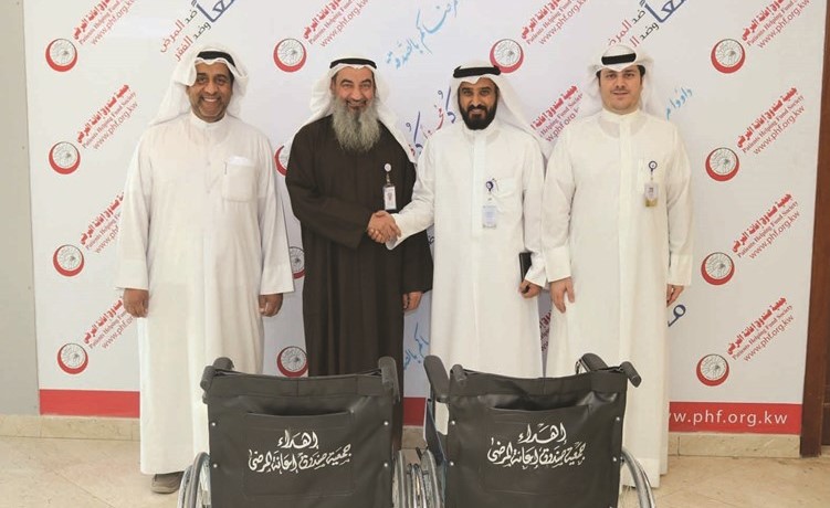 وفد «الاتصالات والملاحة» زار «إعانة المرضى»