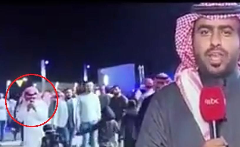بالفيديو.. مقطع طريف لردة فعل مدخن فوجىء بالكاميرا أمامه في موسم الرياض!