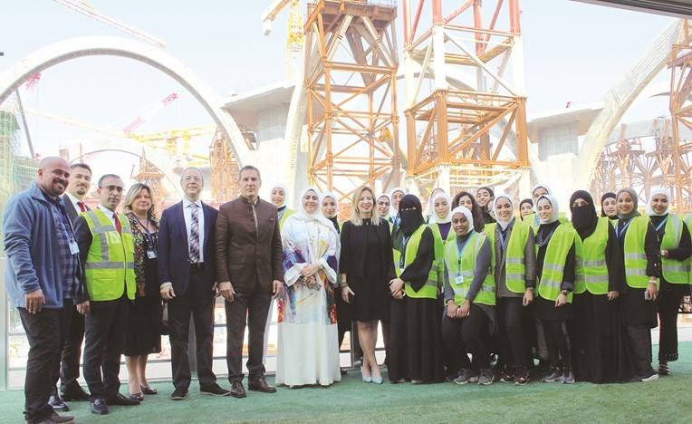 جانب من مشاركة المهندسات بالبرنامج التدريبي لـ ليماك﻿