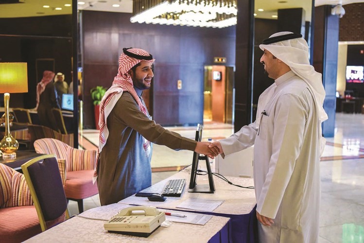 جانب من مكتب المركز الإعلامي﻿