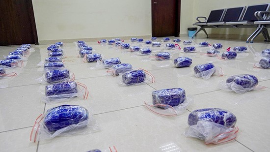 الجمارك: إحباط تهريب 70 كيلو حشيش أُخفيت في شاحنة أعلاف قادمة من إيران