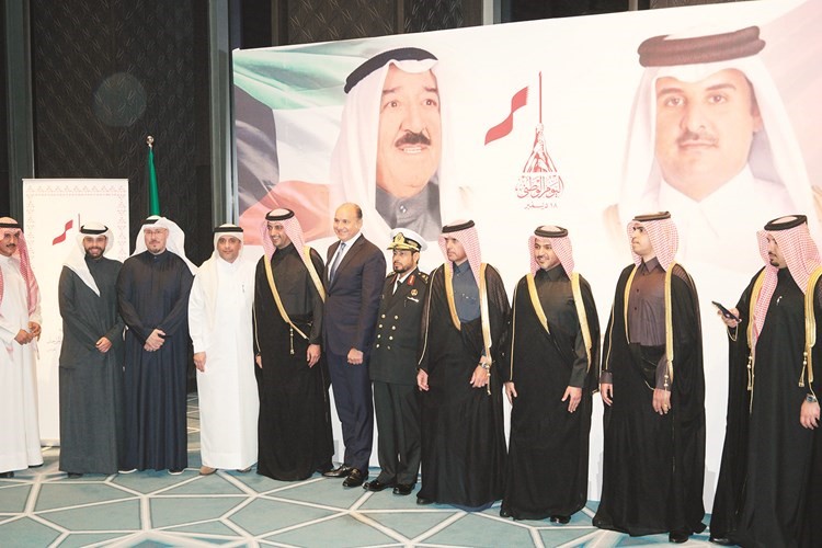 لقطة جماعية خلال الحفل