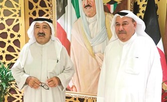 الشيخ ناصر صباح الأحمد والسفير محمد صالح الذويخ