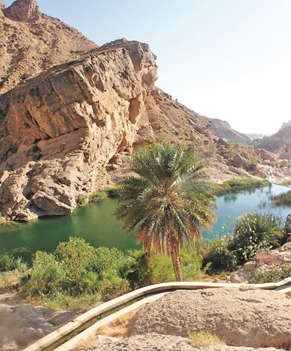 وادي بني خالد.. كهوف مائية وينابيع وعيون