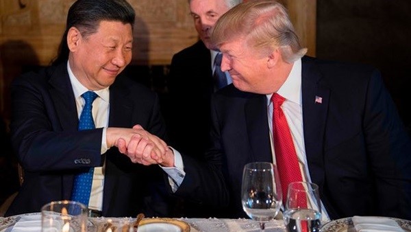 الرئيس الأميركي دونالد ترامب ونظيره الصيني 