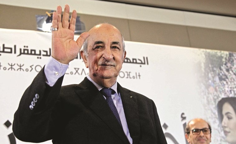 الرئيس الجزائري المنتخب عبد المجيد تبون	 (أ.ف.پ)﻿