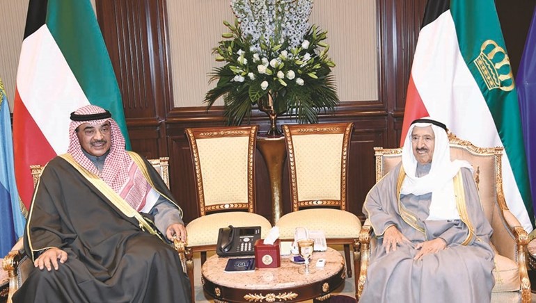 صاحب السمو مستقبلا سمو الشيخ صباح الخالد