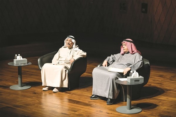 د. يعقوب الغنيم مع د. عبدالله القتم في حديث الاثنين