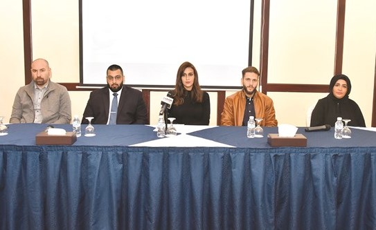 جانب من المؤتمر الصحافي للمبادرة العالمية للدراجات الهوائية 	(ريليش كومار)