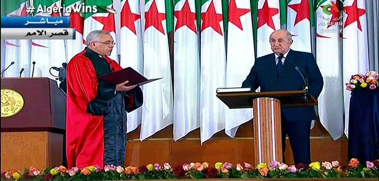 عبد المجيد تبون يؤدي اليمين رئيسا للجزائر