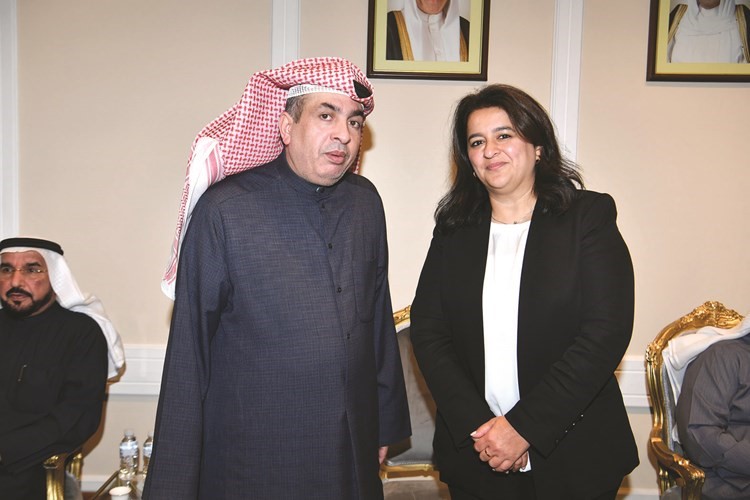 د. رنا الفارس والزميل فرج ناصر