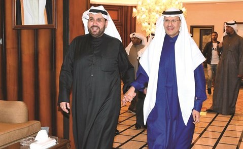 الشيخ حمد الجابر مرحبا بصاحب السمو الملكي الأمير عبدالعزيز بن سلمان بن عبدالعزيز
