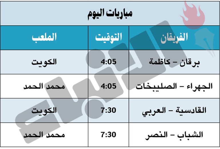 القادسية والعربي.. «يا تصيب يا تخيب»