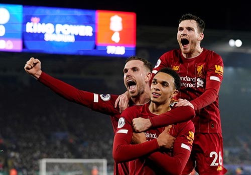 ليفربول يقسو على ليستر ويبتعد 13 نقطة في الصدارة