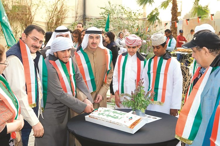 الاحتفال بالأعياد الوطنية مع طلبة إدارة التربية الخاصة