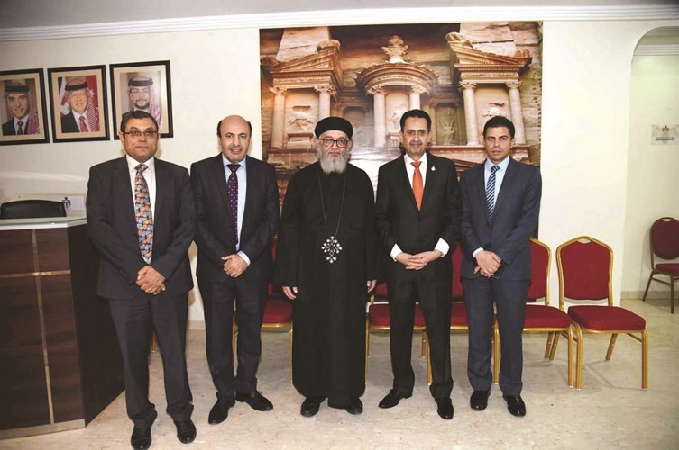 السفير أبو شتال وعدد من المهنئين