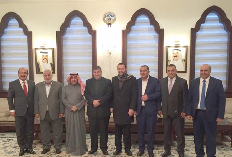 السفير عزيز الديحاني يلتقي أعضاء لجنة فلسطين في البرلمان الأردني
