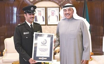 سمو الشيخ صباح الخالد مستقبلا محمد بوربيع