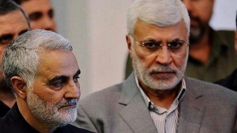حشود في تشييع سليماني والمهندس ..بعد غارة ليلية جديدة والتحالف الدولي يقلص عملياته العسكرية في العراق