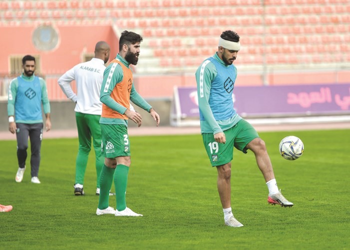 الروح العالية سادت أجواء العربي قبل نهائي كأس ولي العهد	 (المركز الإعلامي للعربي)
