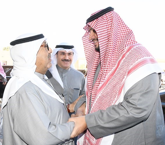 الشيخ ناصر صباح الأحمد مرحبا بضيف الكويت