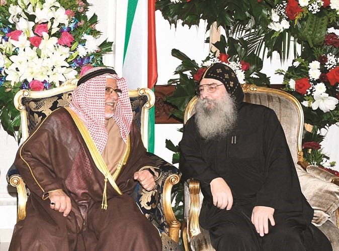 الشيخ علي الجراح مهنئا القمص بيجول الأنبا بيشوي