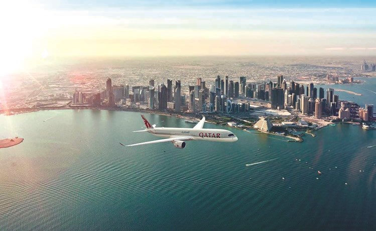 «القطرية» تعرض طائرتي إيرباص A350 - 1000 وجلفستريم G500 في معرض الكويت للطيران 2020