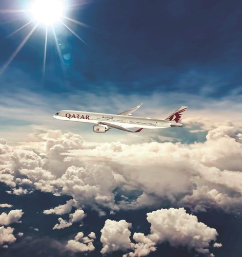 «القطرية» تعرض طائرتي إيرباص A350 - 1000 وجلفستريم G500 في معرض الكويت للطيران 2020