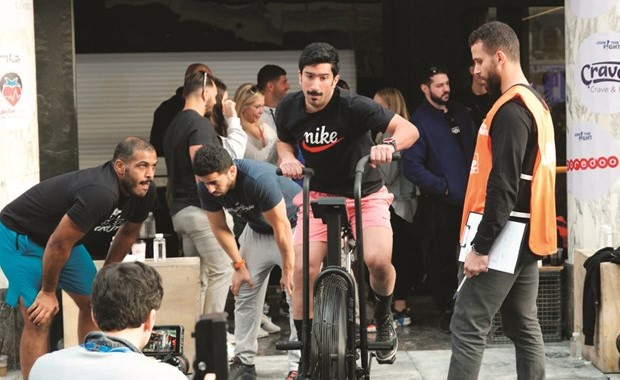 لقطة تضم مجموعة من المشاركين الرياضيين