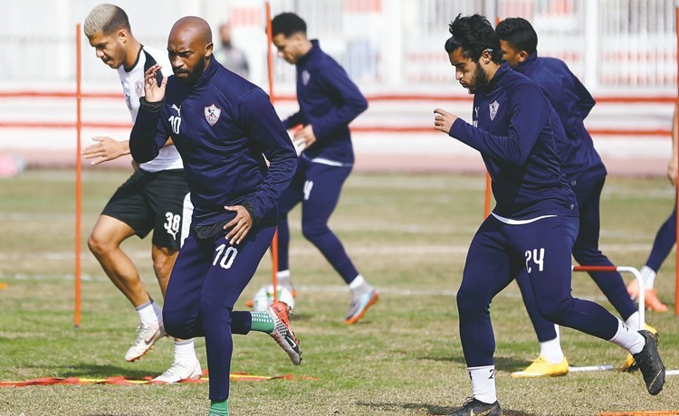شيكابالا عاد لتدريبات الزمالك بعد غياب بسبب الأصابة