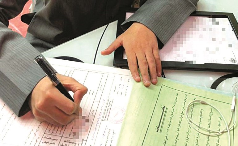 جانب من تحرير المخالفات خلال الحملة