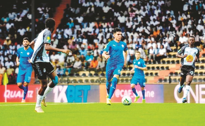 جانب من مباراة الزمالك ومازيمبي في الدور الأول