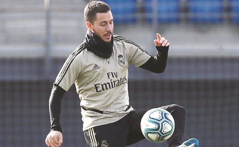 هازارد يعود لتدريبات الملكي