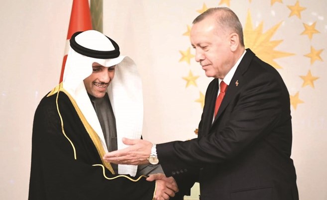 أردوغان مرحبا بالغانم