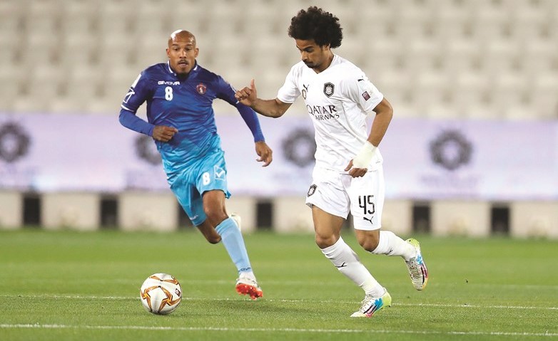 لاعب السد أكرم عفيف تألق وهز شباك الشحانية