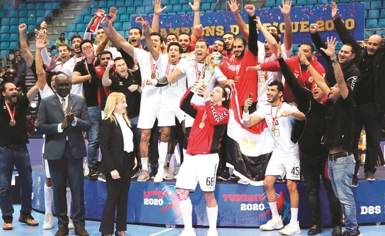 تتويج منتخب مصر لكرة اليد ببطولة أفريقيا