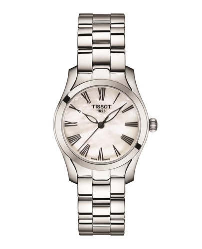 ساعة Wave -T‏ ثنائية اللون من Tissot أناقة دائمة