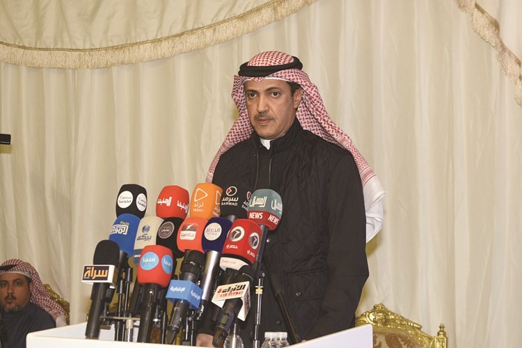 خالد العتيبي متحدثا